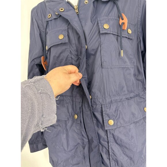 J. CREW Hooded Windbreaker Jacket Size Women's  S - Picture 4 of 13